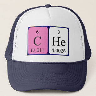 Camionero Gorra de nombre de tabla periódica Che