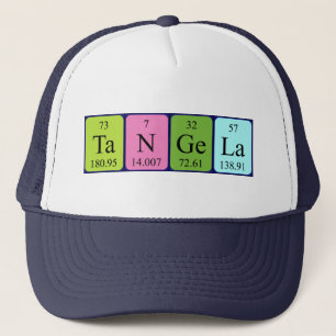 Camionero Gorra de nombre de tabla periódica de Tangela
