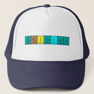 Camionero Gorra de nombre de tabla periódica Steinunn
