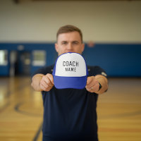 Gorra de nombres de entrenador personalizado