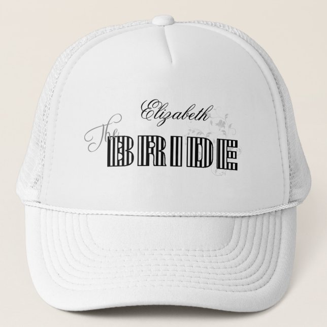 Camionero Gorra de novia personalizada (Anverso)