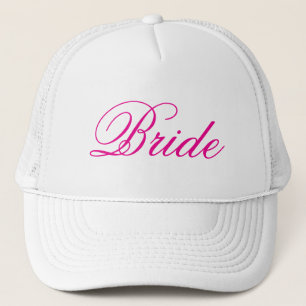Camionero Gorra de novias blanco y caliente