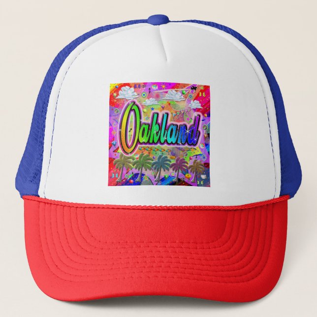 Camionero Gorra de Oakland Vista Express (Anverso)