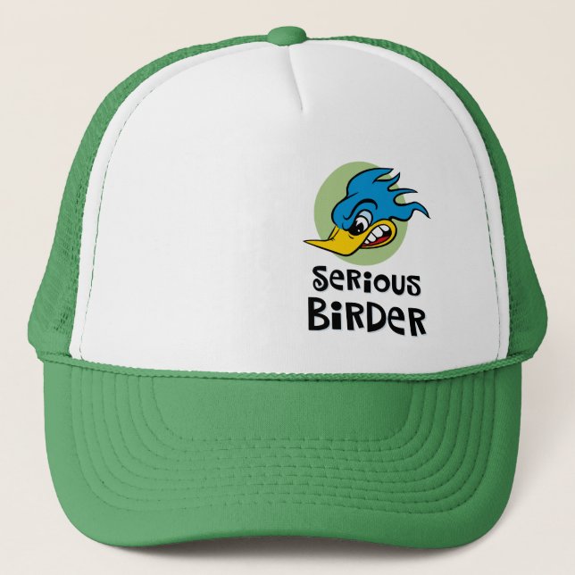 Camionero Gorra de observación de aves (Anverso)
