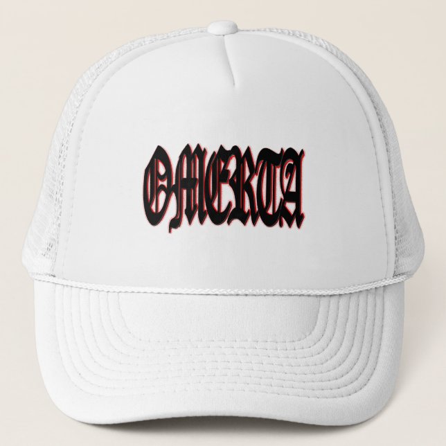 Camionero Gorra de OMERTA (Anverso)