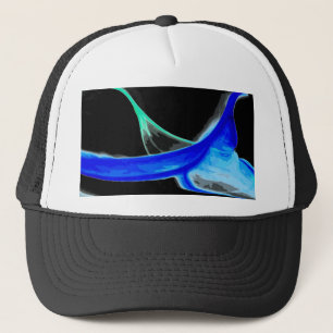 Camionero Gorra de ondas abstractas