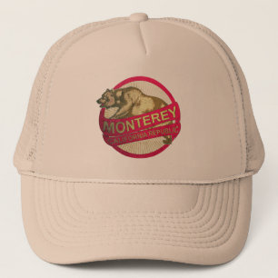 Camionero gorra de oso cosechado en Monterey California
