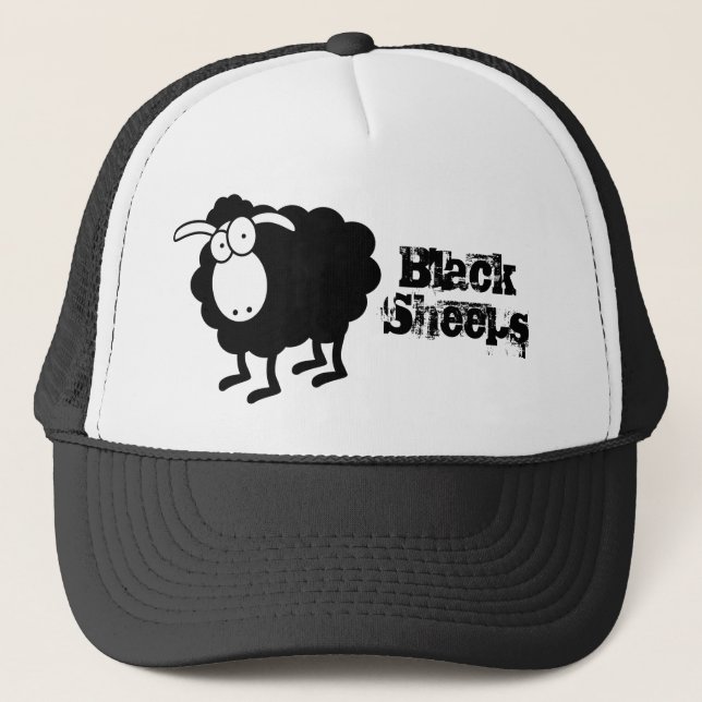 Camionero Gorra de ovejas negras (Anverso)