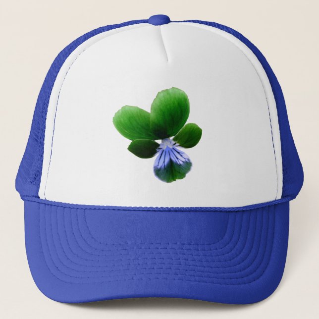 Camionero Gorra de Pansy Verde (Anverso)