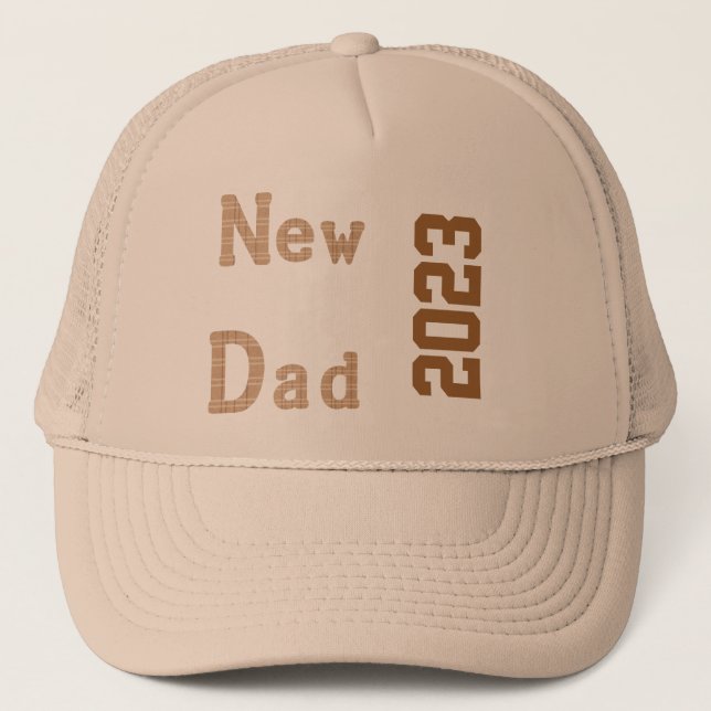 Camionero Gorra de papá nuevo con fecha (Anverso)