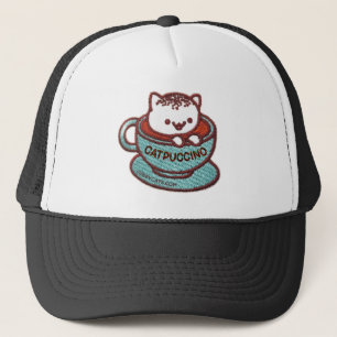 Camionero GORRA de parches para CAT Embroidered de CATPUCCIN