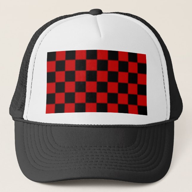 Camionero Gorra de patrón de verificador (Anverso)