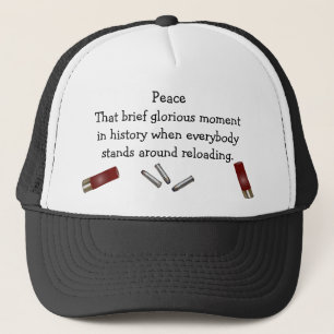 Camionero Gorra de Paz Humorístico