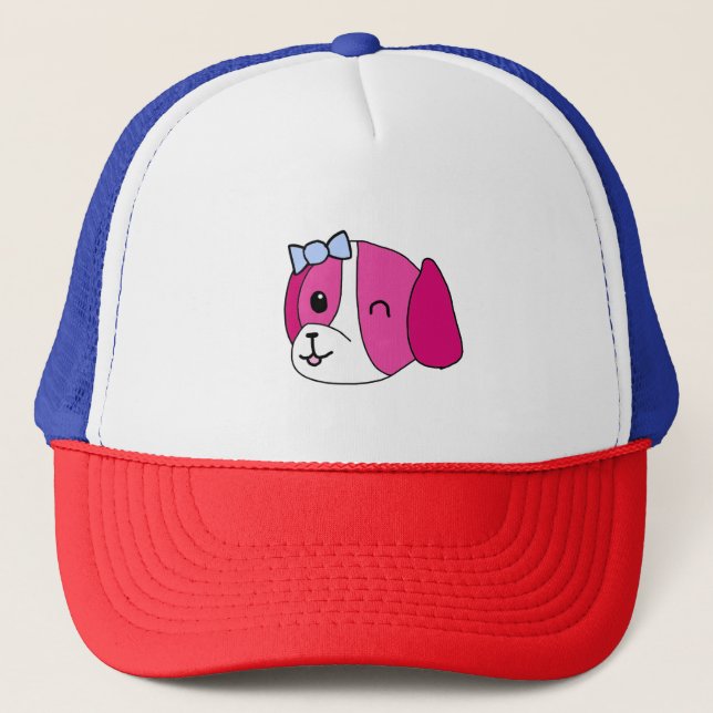Camionero Gorra de perro lindo (Anverso)