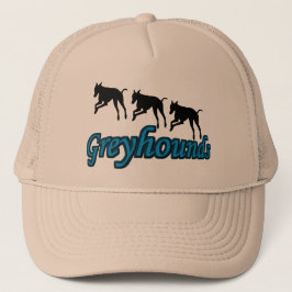 Camionero Gorra de perros de Greyhounds