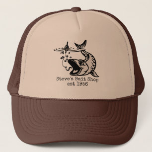 Camionero Gorra de pesca de cebo