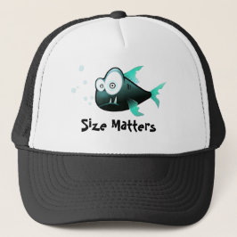 Camionero Gorra de Pesca Personalizado de Size Matters