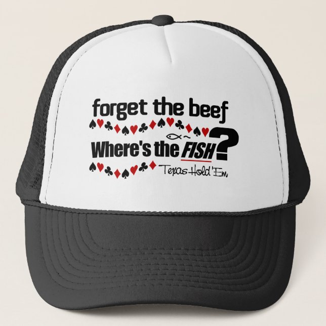 Camionero Gorra de Pescado de Póker 1 (Anverso)