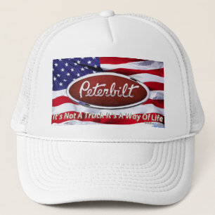 Camionero Gorra de Pete de la bandera americana