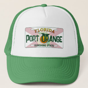 Camionero Gorra de placa de matrícula de bandera de Puerto N