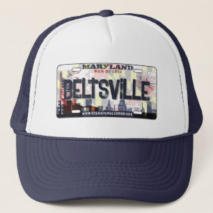Camionero Gorra de placa de matrícula de la bandera de Belts