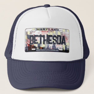 Camionero Gorra de placa de matrícula de la bandera de Bethe