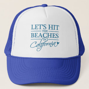 Camionero Gorra de playas de California