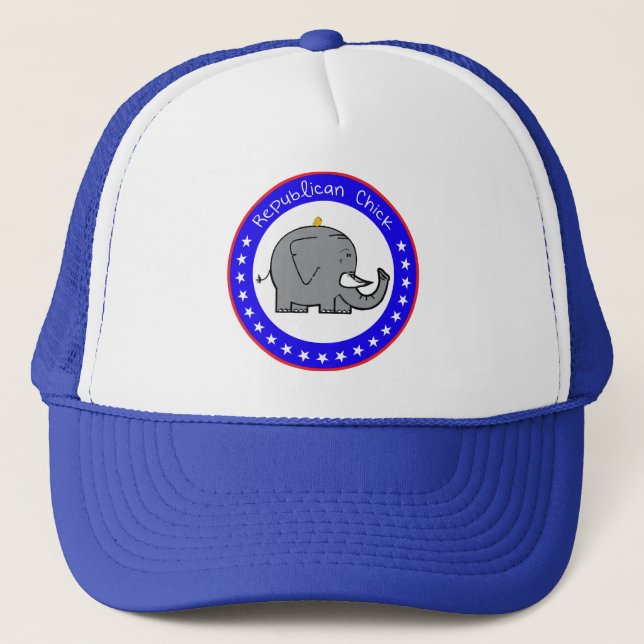 Camionero gorra de polluelos republicano (Anverso)