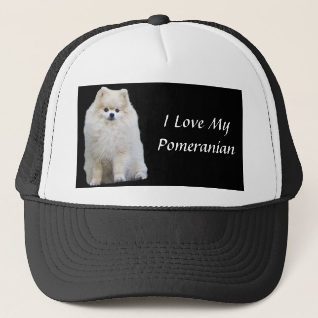 Camionero Gorra de Pomeranian (Anverso)