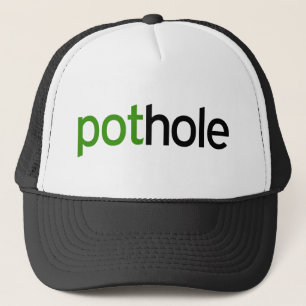 Camionero Gorra de pote del agujero