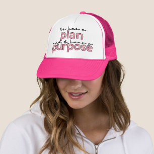 Camionero Gorra de propósito rosa