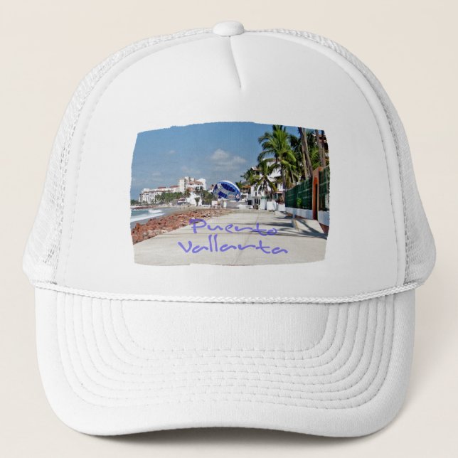 Camionero Gorra de Puerto Vallarta (Anverso)
