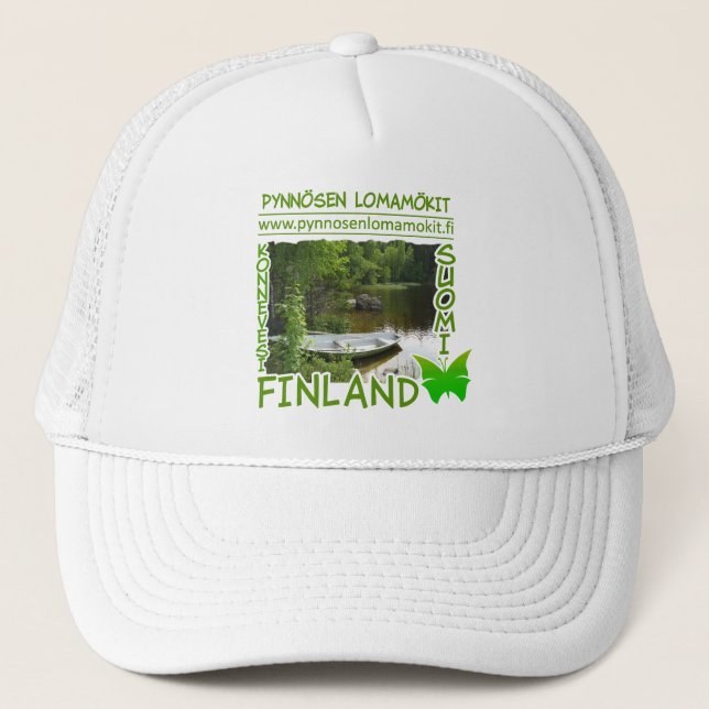Camionero Gorra de Pynnösen Lomamökit (Anverso)