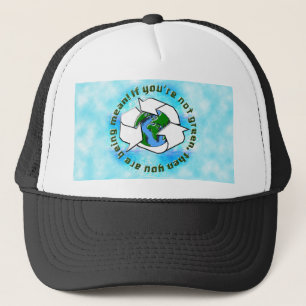Camionero gorra de reciclaje