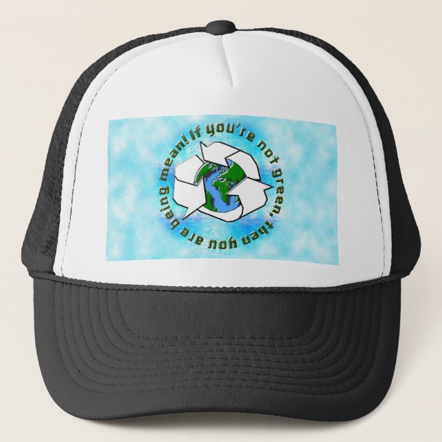Camionero gorra de reciclaje (Anverso)