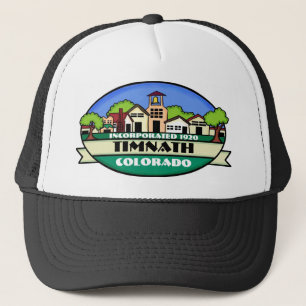 Camionero Gorra de recuerdos de ciudades pequeñas de Timnath