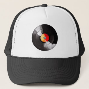 Camionero Gorra de registro de vinilo