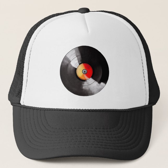 Camionero Gorra de registro de vinilo (Anverso)