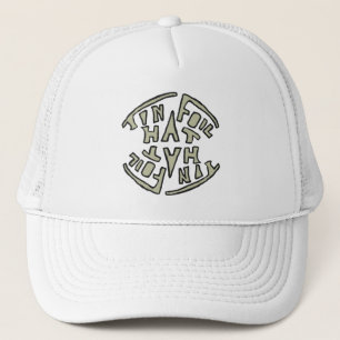 Camionero Gorra de Relieve metalizado Tin