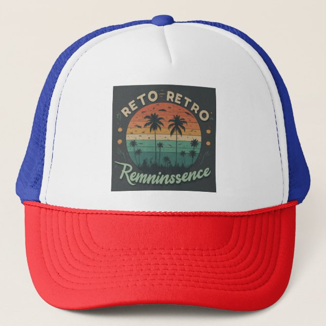 Camionero Gorra de Reminiscencia Retro (Anverso)