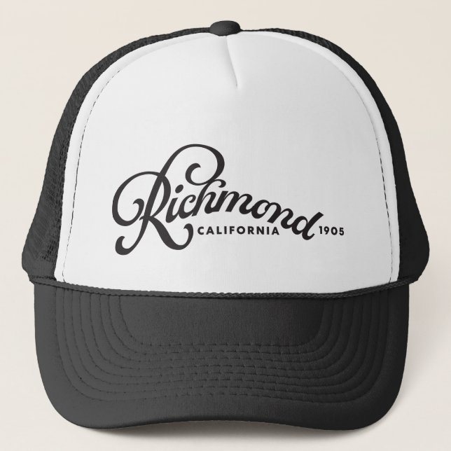 Camionero Gorra de Richmond Script Pennant (Anverso)