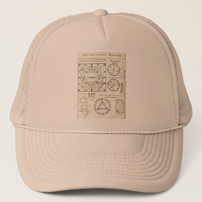 Camionero Gorra de Rótulos mágicos (Anverso)