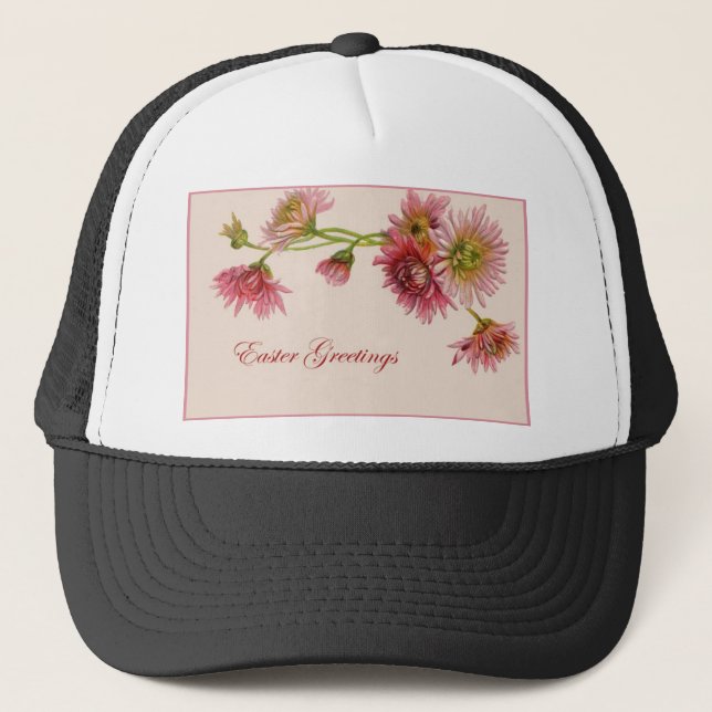 Camionero Gorra de saludos de Pascua (Anverso)