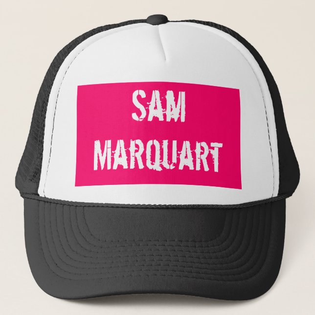 Camionero Gorra de Sam Marquart (Anverso)