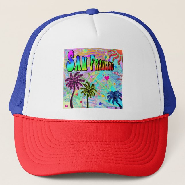 Camionero Gorra de San Francisco Vivid Romance (Anverso)