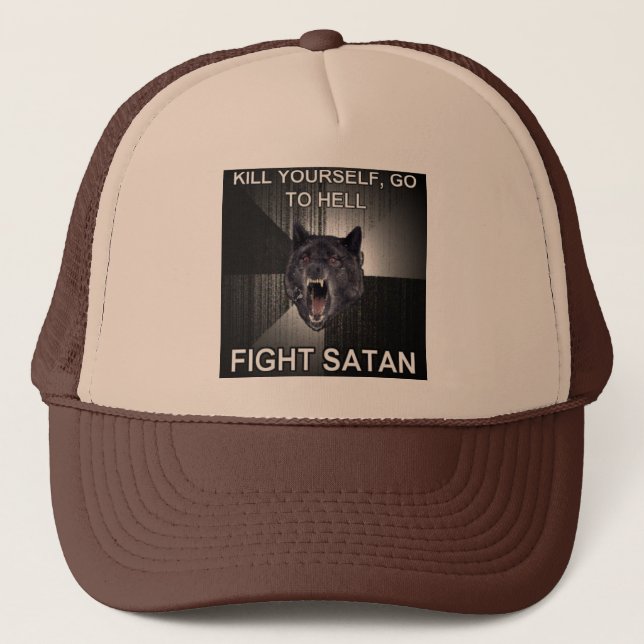 Camionero Gorra de Satan de la lucha (Anverso)