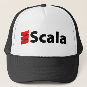 Camionero Gorra de Scala, logotipo negro