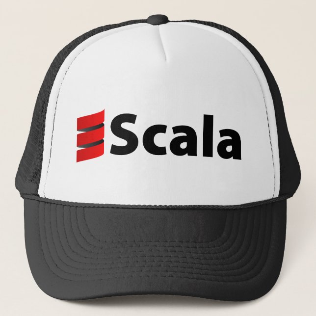 Camionero Gorra de Scala, logotipo negro (Anverso)