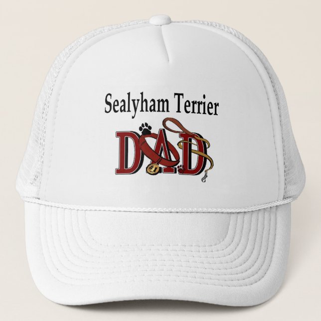 Camionero Gorra de Sealyham Terrier Dad (Anverso)
