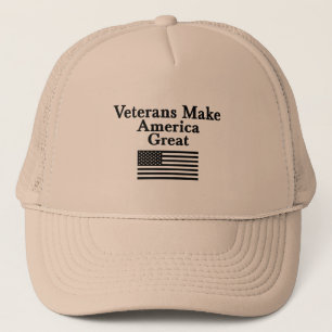 Camionero Gorra de seguimiento: los veteranos hacen grande a